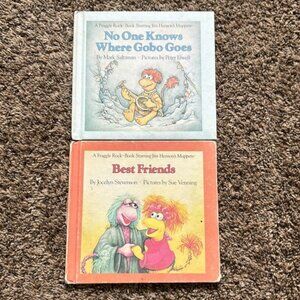 Vintage Fragile Rock Books No One Knows Where Gobo Goes and Best Friends
